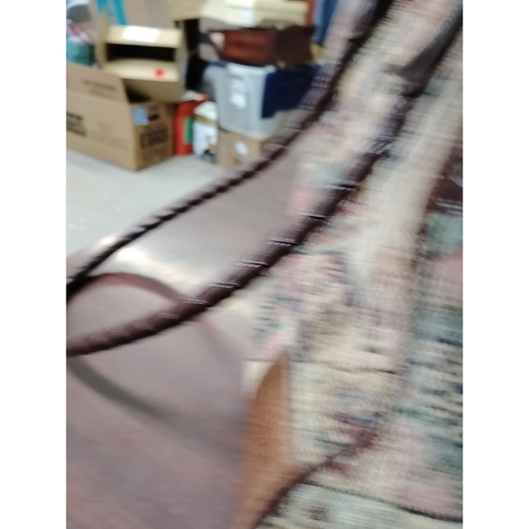 Vtg Coldwater Creek Purse Handbag Floral Tapestry Boho - Picture 8 of 16